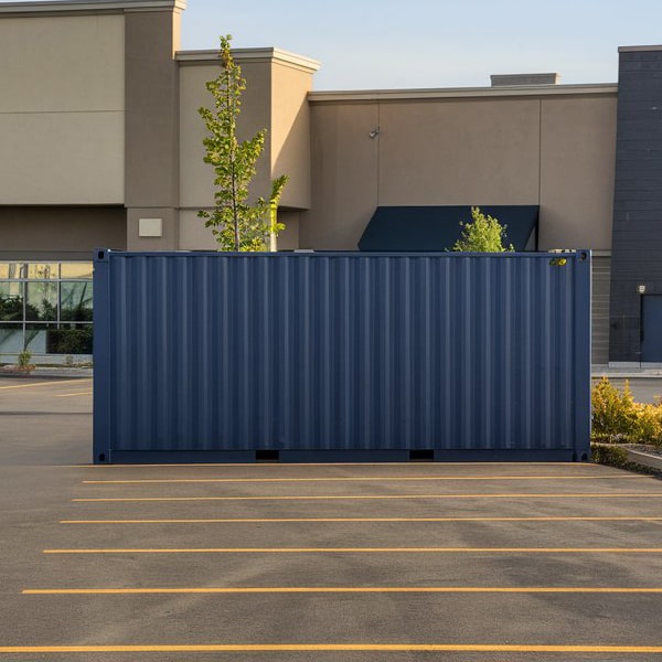 our commercial storage containers are equipped with secure locking mechanisms to keep your items safe